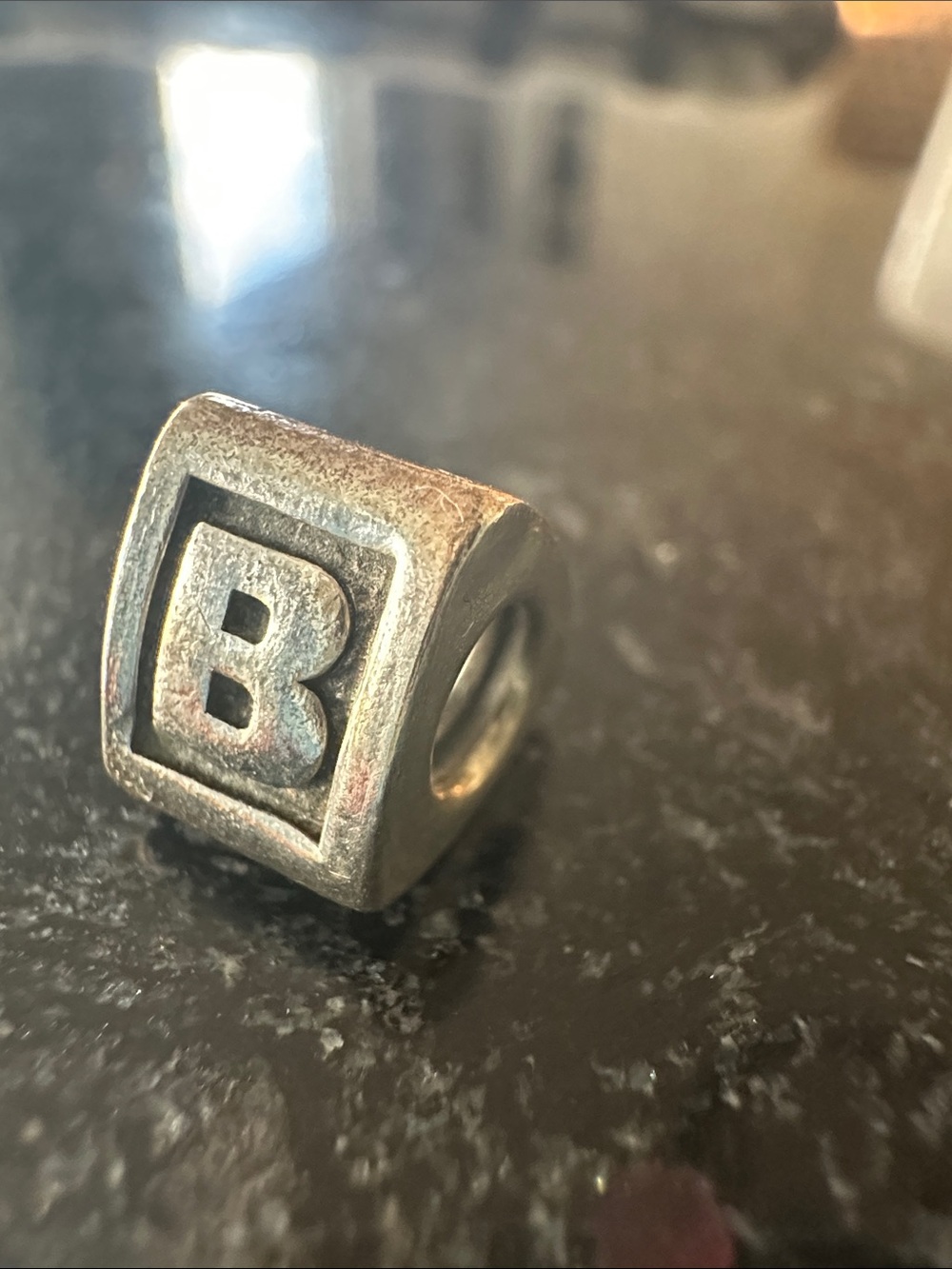 Pandora Silver Letter B Charm